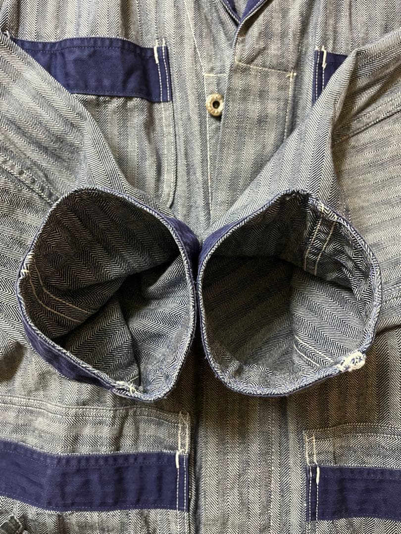 ビンテージ　ショップコート　ヴィンテージ ユニオンメイド　古着　デトロイト