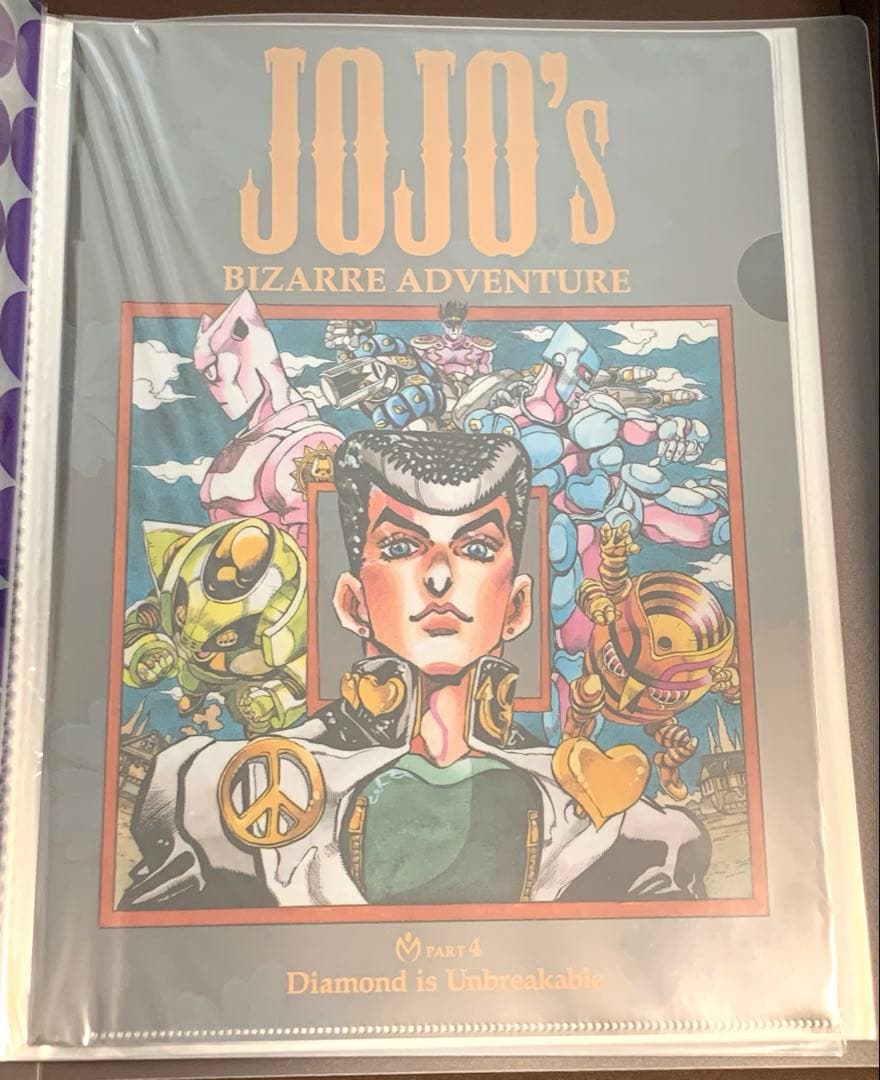 ジョジョの奇妙な冒険　原画展　クリアファイル8種類　1部〜８部