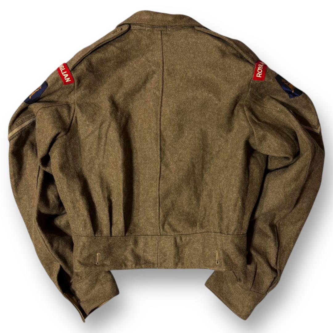 50s イギリス軍 バトルドレスジャケット  ANGLIAN 短丈