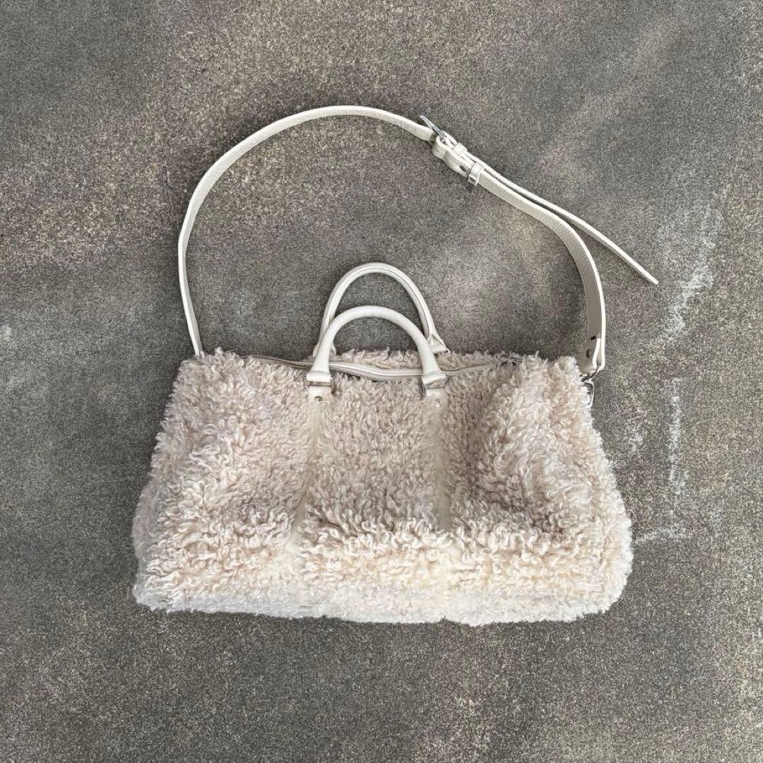 BIo wear ボストンバッグ M クリーム