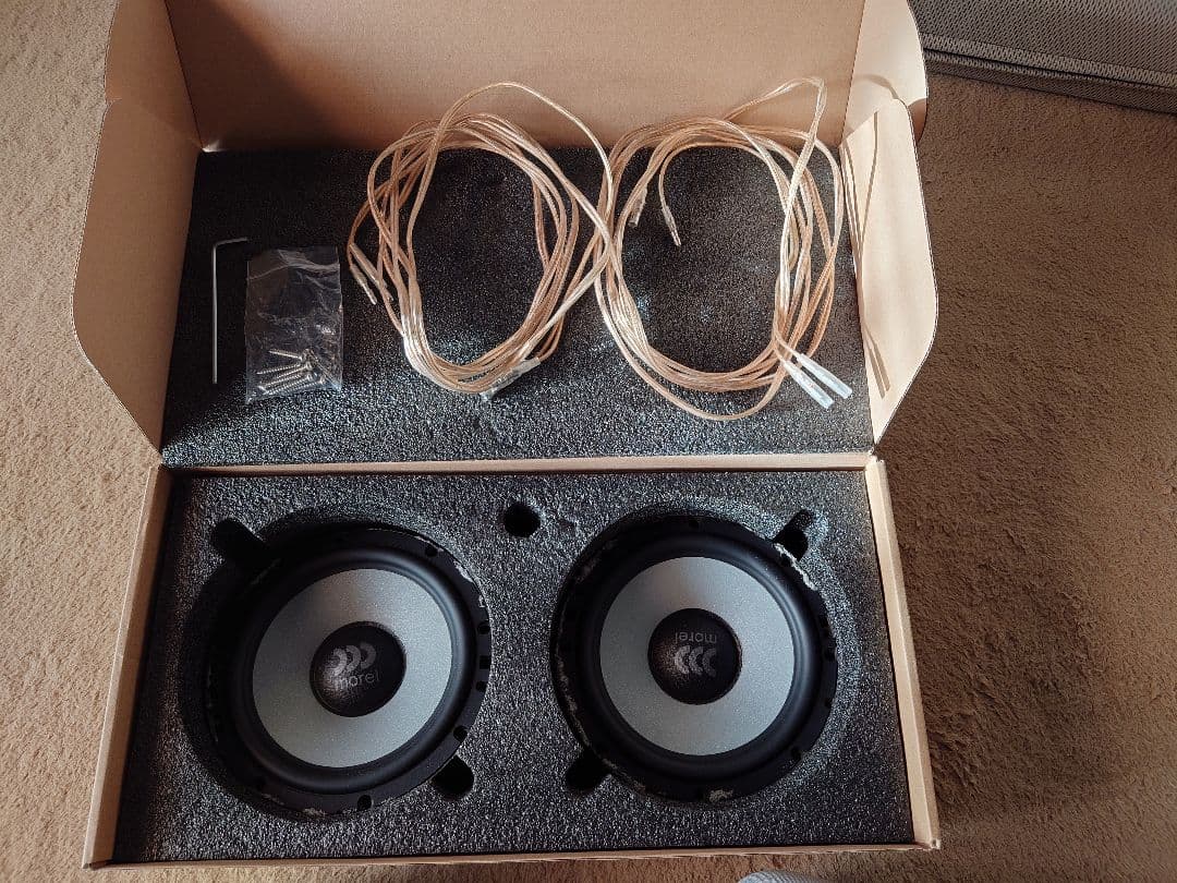 MOREL MAXIMO ultra 6.5インチスピーカ、デッドニングセット品