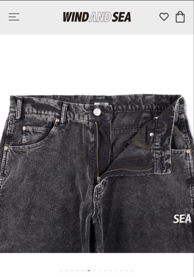 WIND AND SEA コーデュロイパンツ