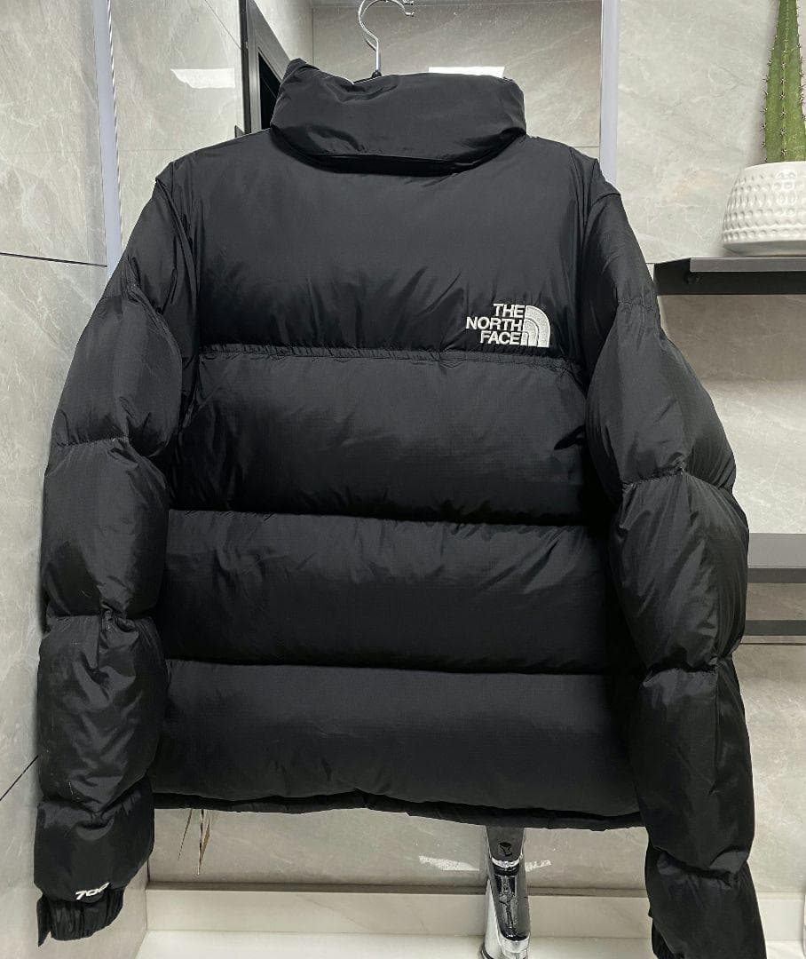 【美品L】ザノースフェイス ヌプシ 700FILL ブラック ダウンジャケット