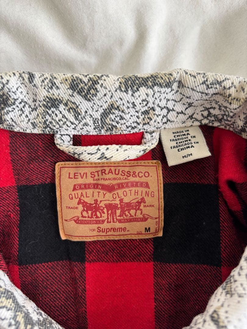 17AW Supreme × Levi's デニム ジャケット