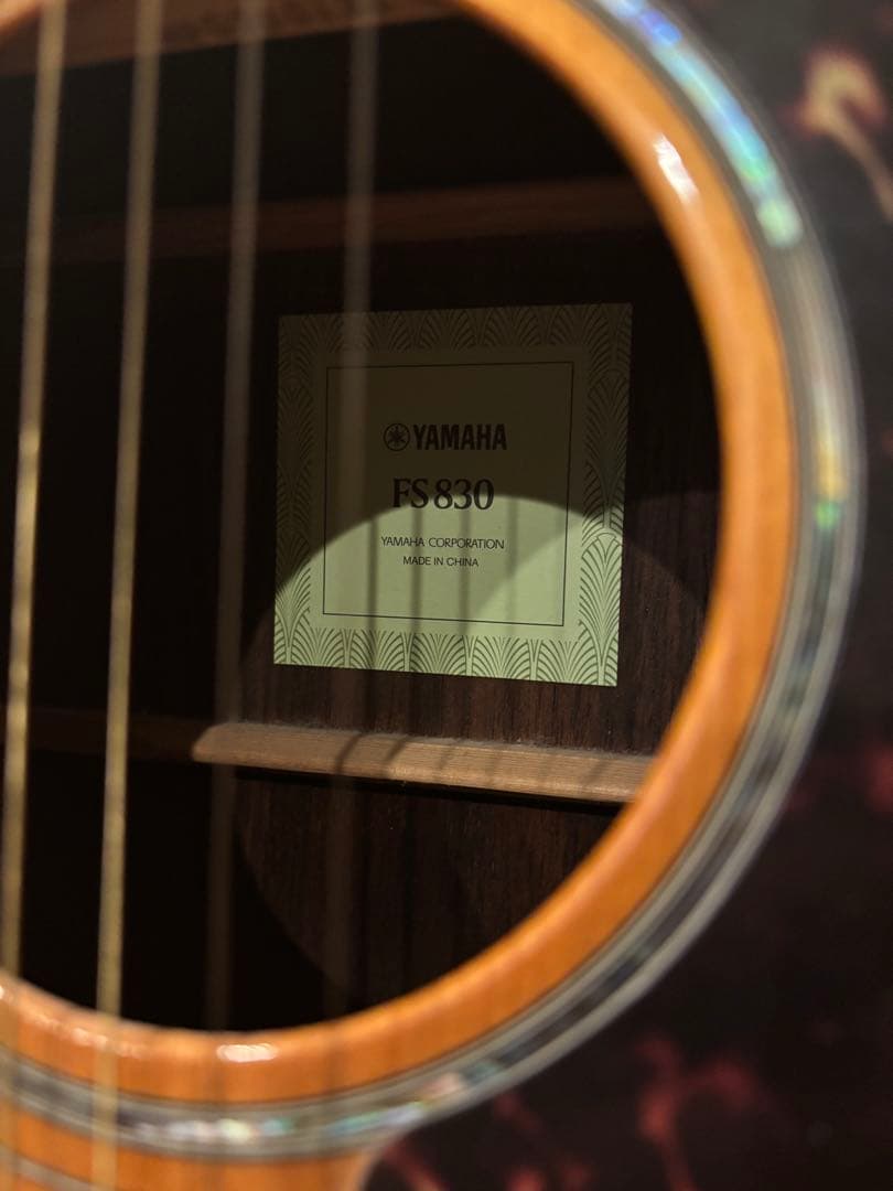 【6/29まで特価】美品YAMAHA FS830アコースティックギター付属品多数