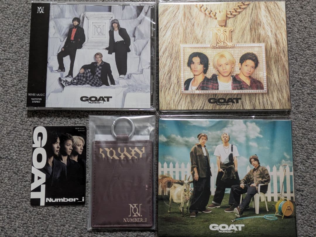 Number_i 「GOAT」3形態まとめ買い特典オリジナル付き