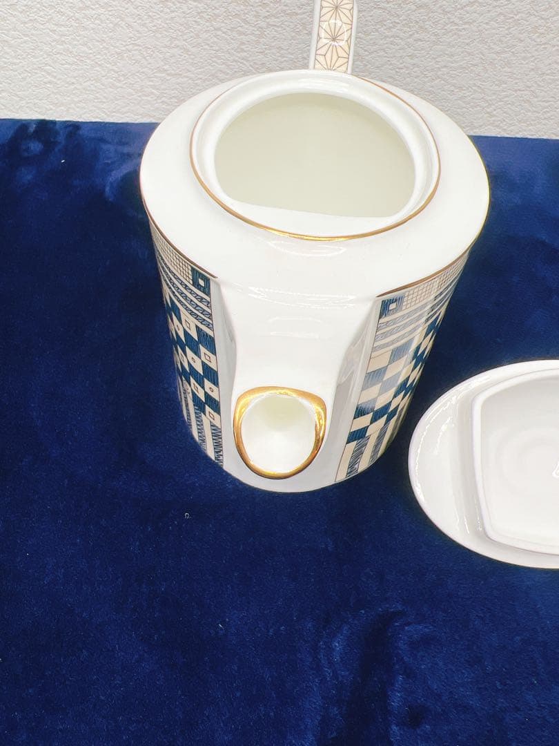 ウェッジウッド サムライ ティーポット カップ　ソーサー　ユーランダー　未使用