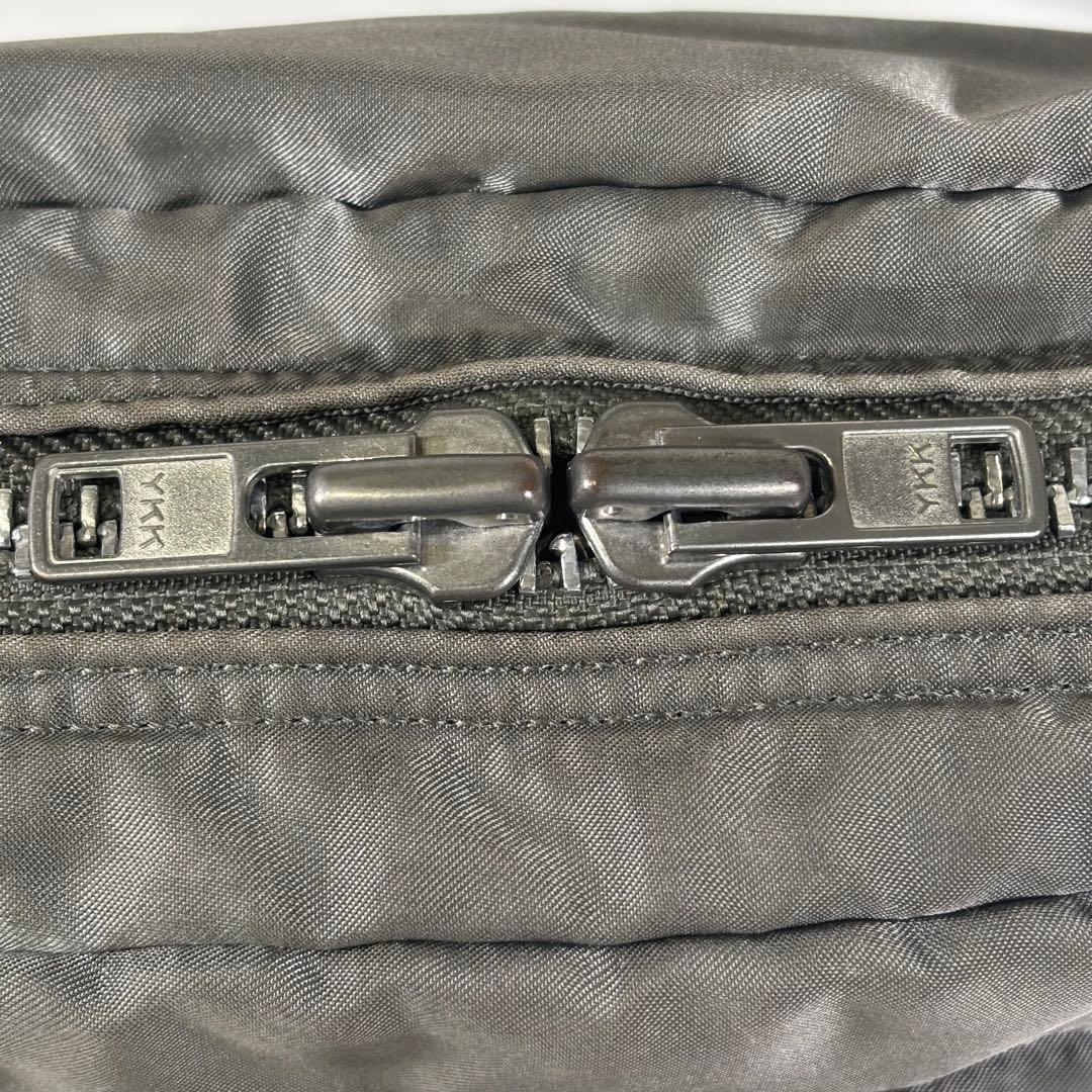 ポーター ショルダーバッグ 斜め掛け タンカー ハーフムーン ナイロン グレー