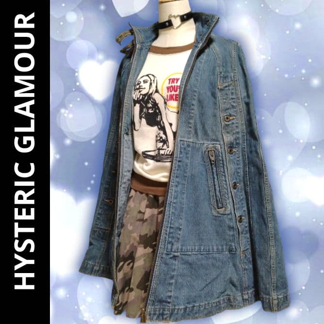 入手困難 希少 ヒステリックグラマー Gジャンポンチョ デニム y2k 平成