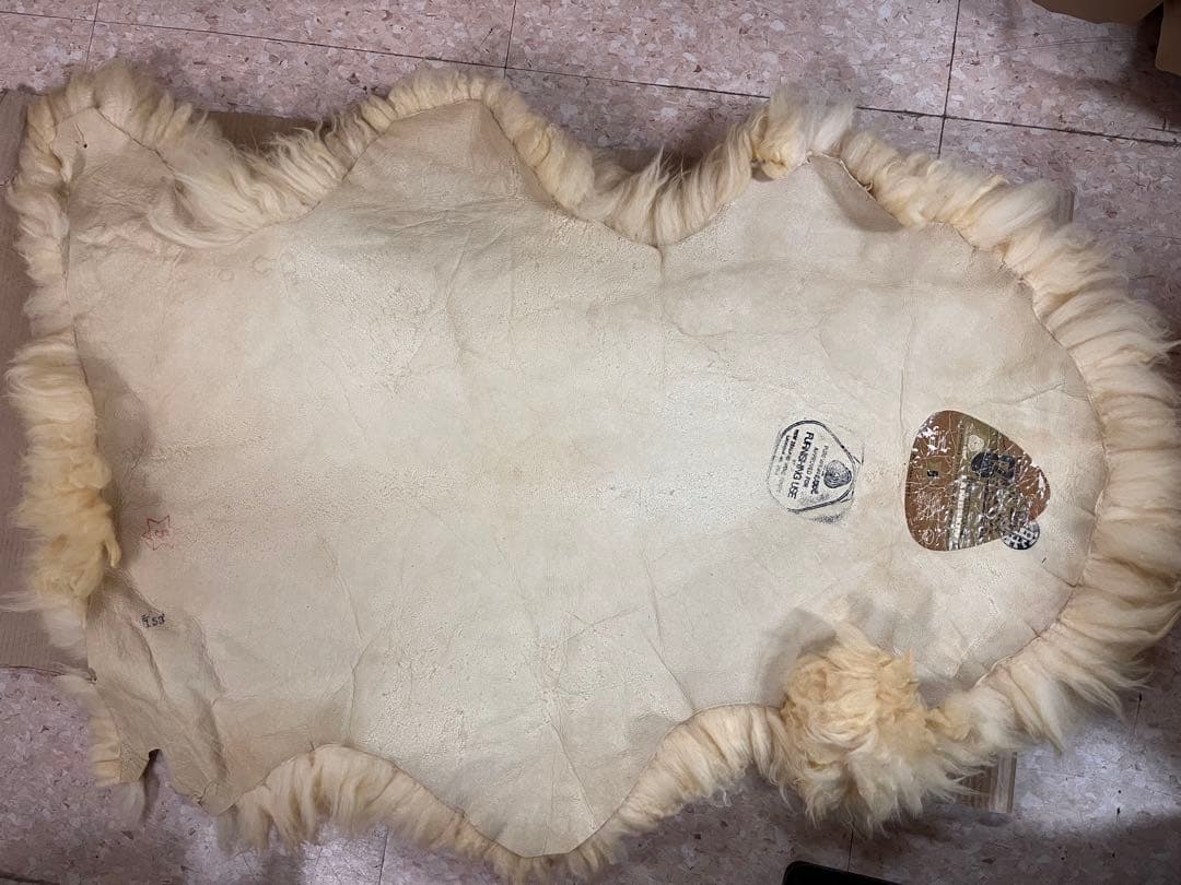 BOWRON ボーロン 天然 ムートンラグ ニュージーランド 羊毛　4枚セット