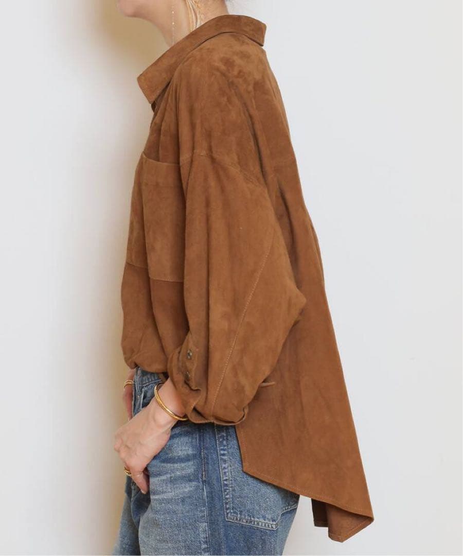 MUSE de Deuxieme Classe スエードシャツ