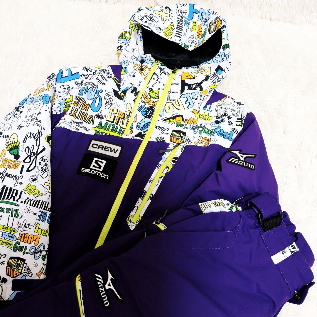 【非売品】 ミズノMIZUNO SALOMON　クルーモデル 上下　Sサイズ