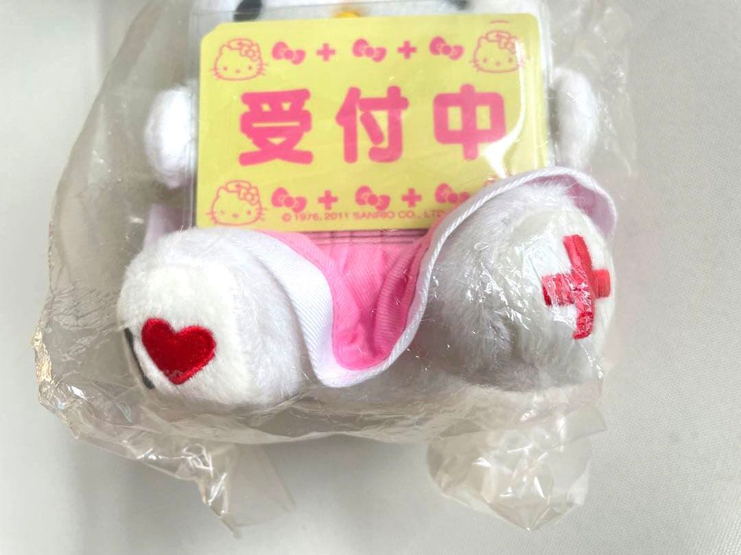 ハローキティ キティ ナースキティ ぬいぐるみ 受け付け 日本赤十字 匿名配送