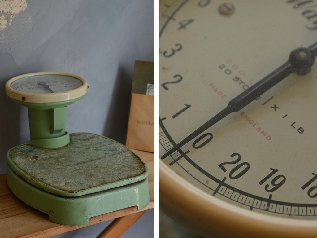 英国アンティークWaymasterrウェイマスター体重計/秤スケール50-360