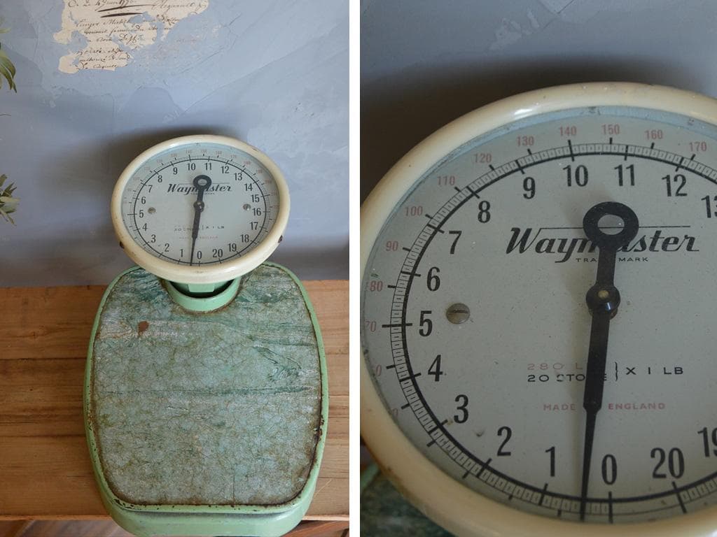英国アンティークWaymasterrウェイマスター体重計/秤スケール50-360