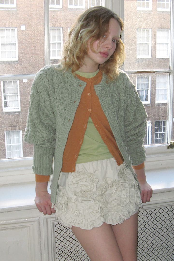 スカート sinoon Rose Frill Mini Skirt