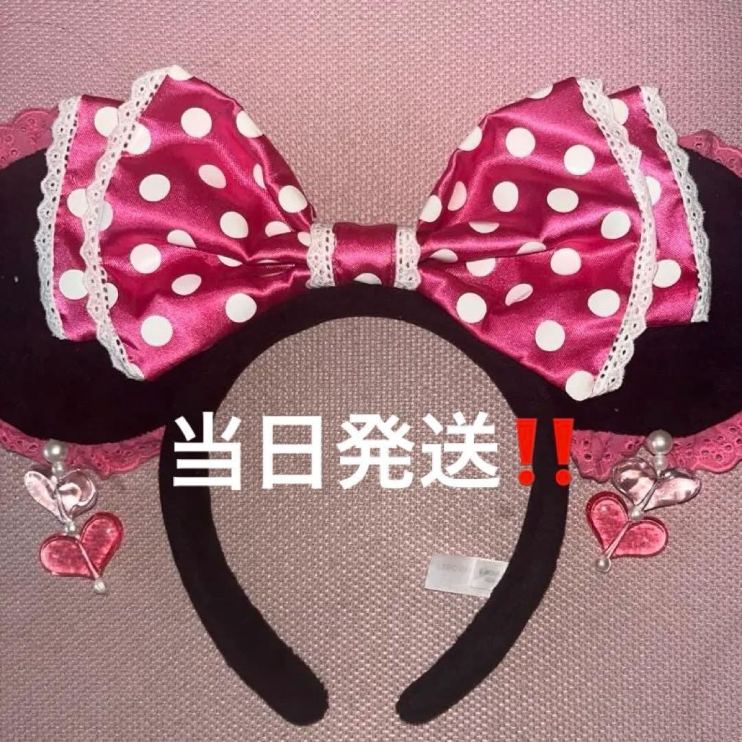 g*s様 イヤリングカチューシャミニーピンク