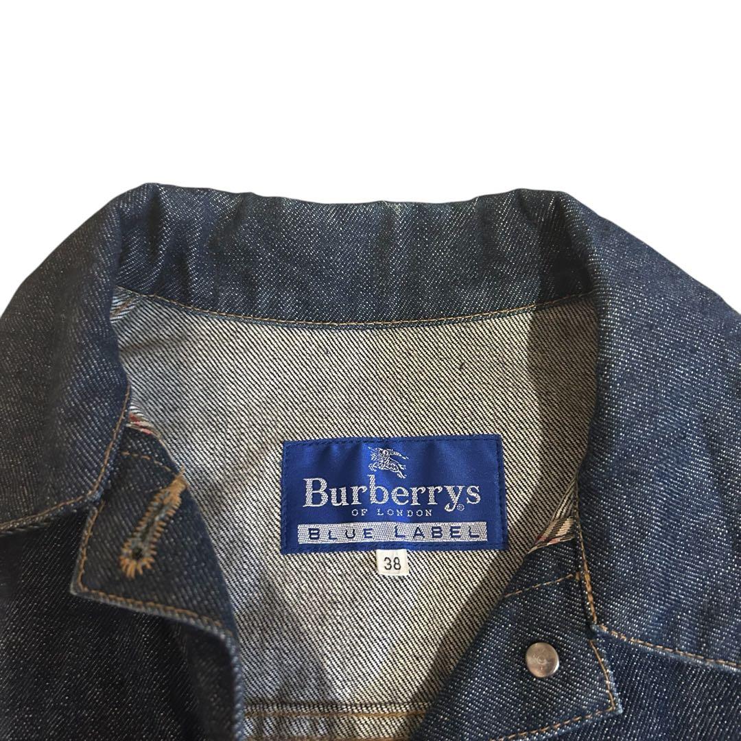 丸◎極美品‼︎ ◆Burberry◆ デニムジャケット Gジャン チェック