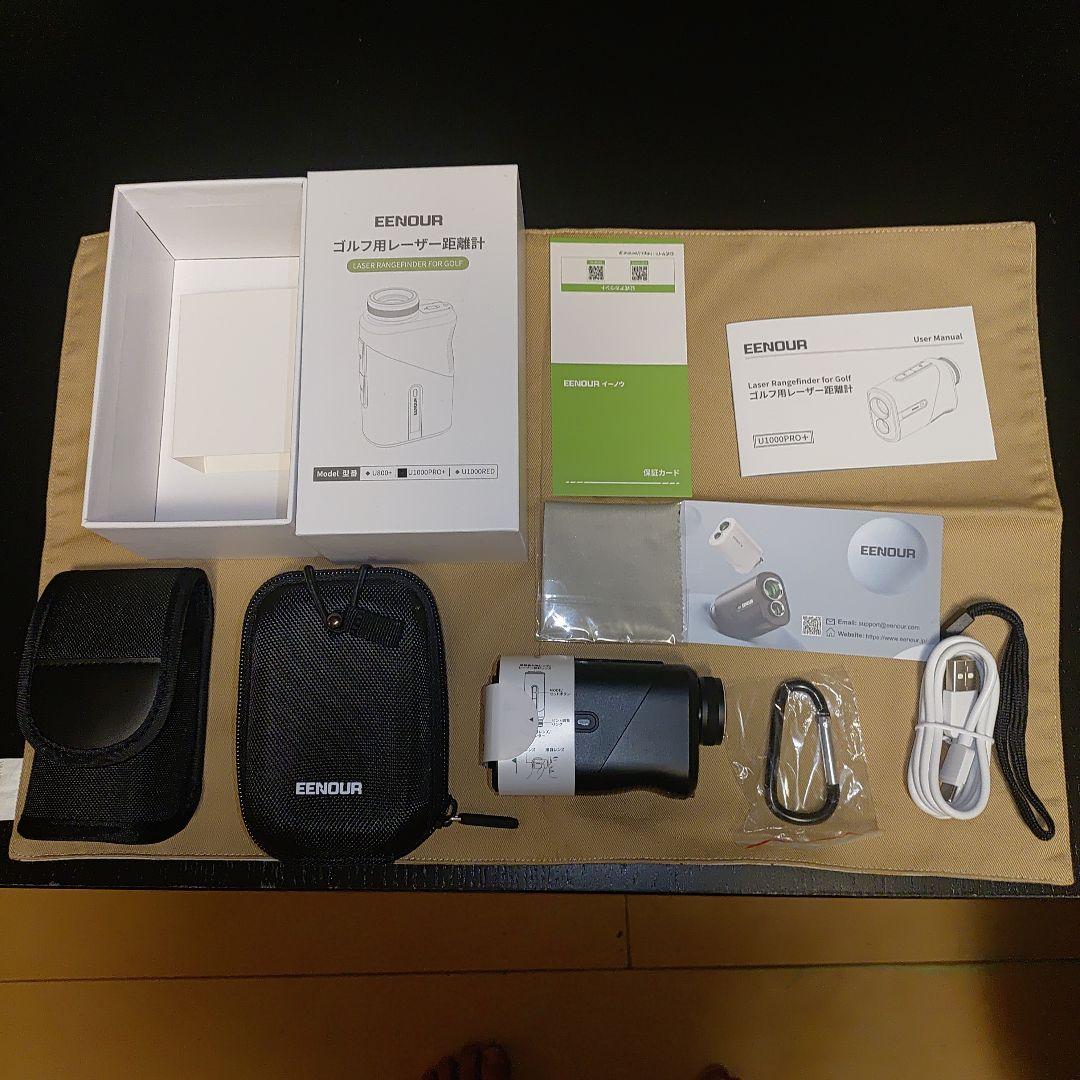 EENOUR UU1000PRO+ ゴルフ用距離計 ブラック