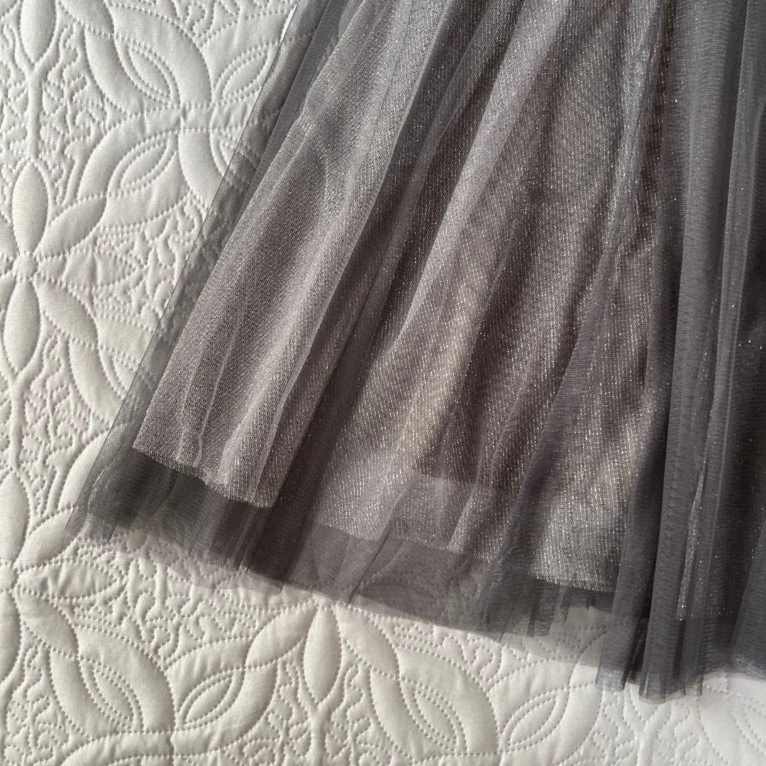 たっぴー 様DorryDoll ビスチェ風トップス ラメチュールワンピースドレス