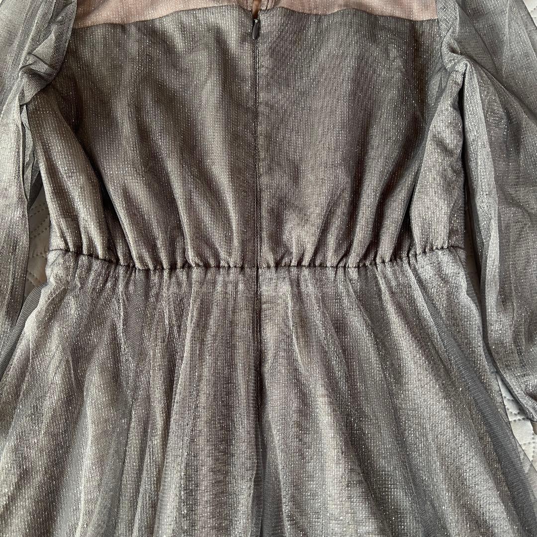 たっぴー 様DorryDoll ビスチェ風トップス ラメチュールワンピースドレス