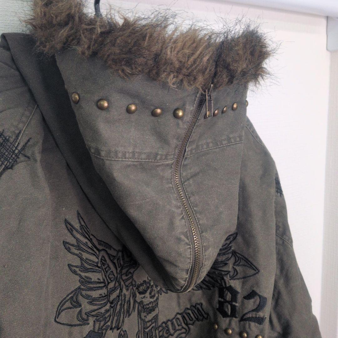 希少　dogtown type N-2B ドクロ　刺繍　XLサイズ　キ