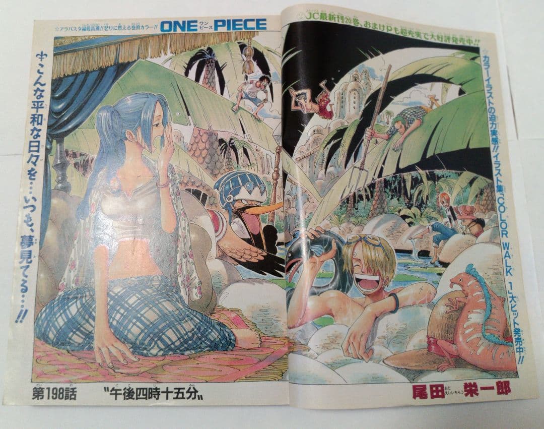 週刊少年ジャンプ 2001年 No.41 9月24日号　ワンピースワイド表紙