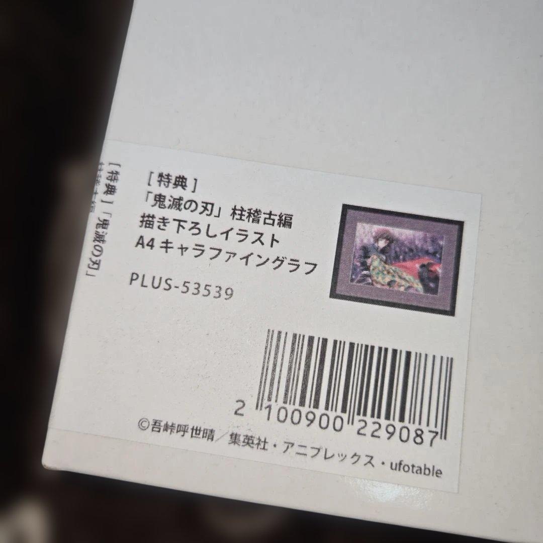 DVD 全巻購入特典 キャラファイングラフ 鬼滅の刃 冨岡義勇 柱稽古編