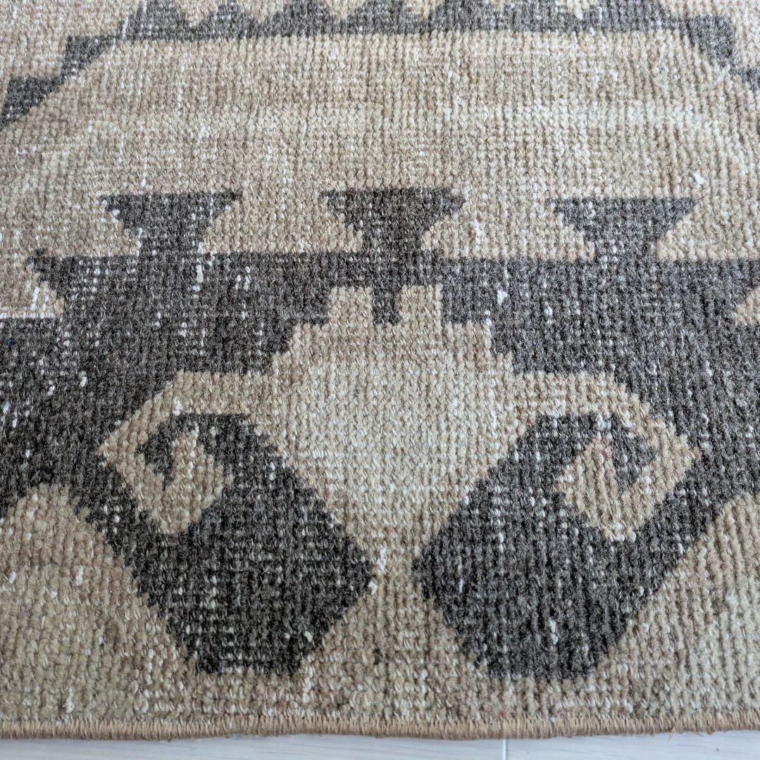 50×100 ベージュトルコヴィンテージラグ　ミニサイズ