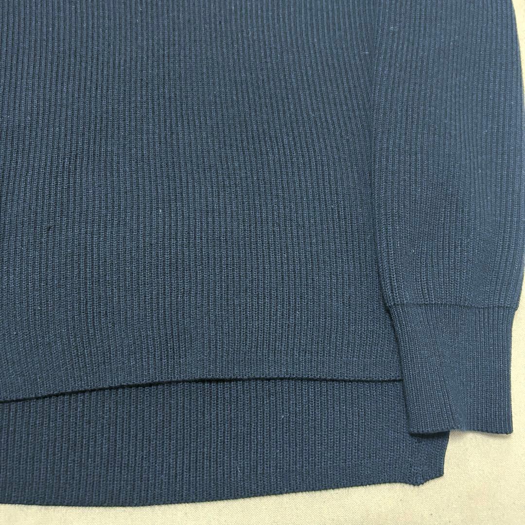 【AURALEE】カシミヤ混 ニット Vネック セーター サイドスリット