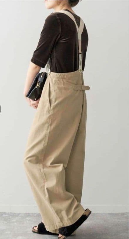 spickandspanサスペンダー付きワークパンツ36