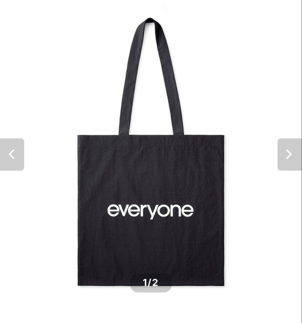 新品未使用　everyone エコバッグ ブラック