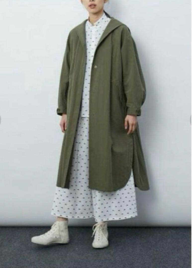 定価4.2万円 未使用LOISIR コットンナイロン タイプライターモッズコート