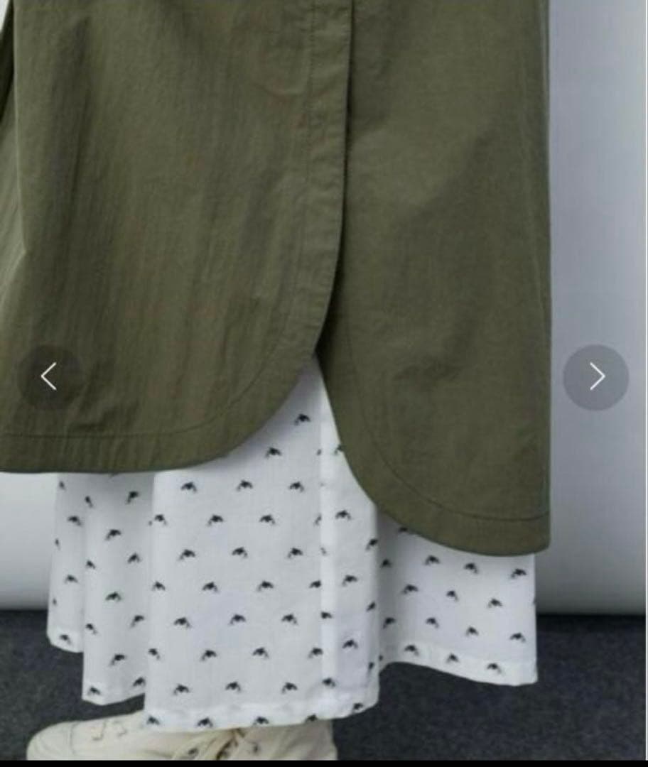 定価4.2万円 未使用LOISIR コットンナイロン タイプライターモッズコート