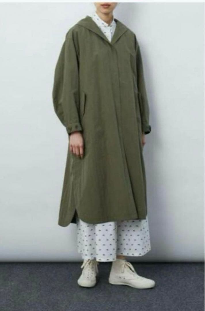 定価4.2万円 未使用LOISIR コットンナイロン タイプライターモッズコート