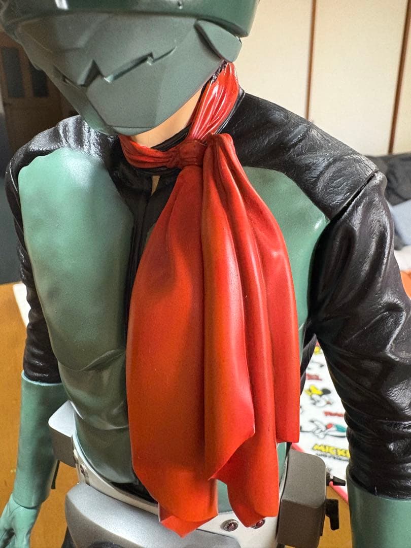 仮面ライダー 旧1号 メガソフビキット 塗装済み完成品 海洋堂　訳アリ品