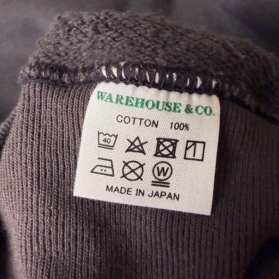 Warehouse Lot 403 両V 無地 ブランク スウェット 40 墨黒