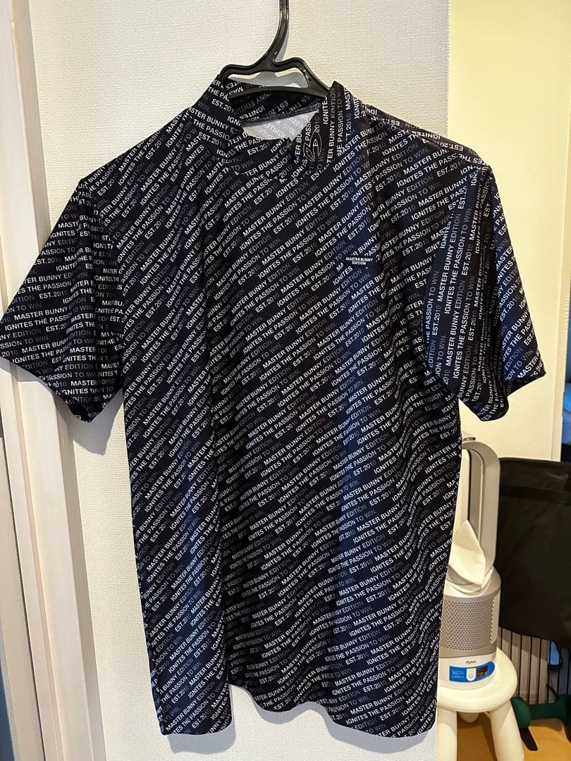 MASTER BUNNY EDITION ゴルフシャツ M ネイビー