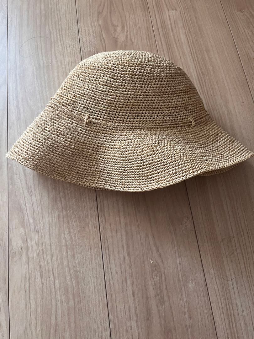 HELEN KAMINSKI 麦わら帽子 100%ラフィア ベージュ