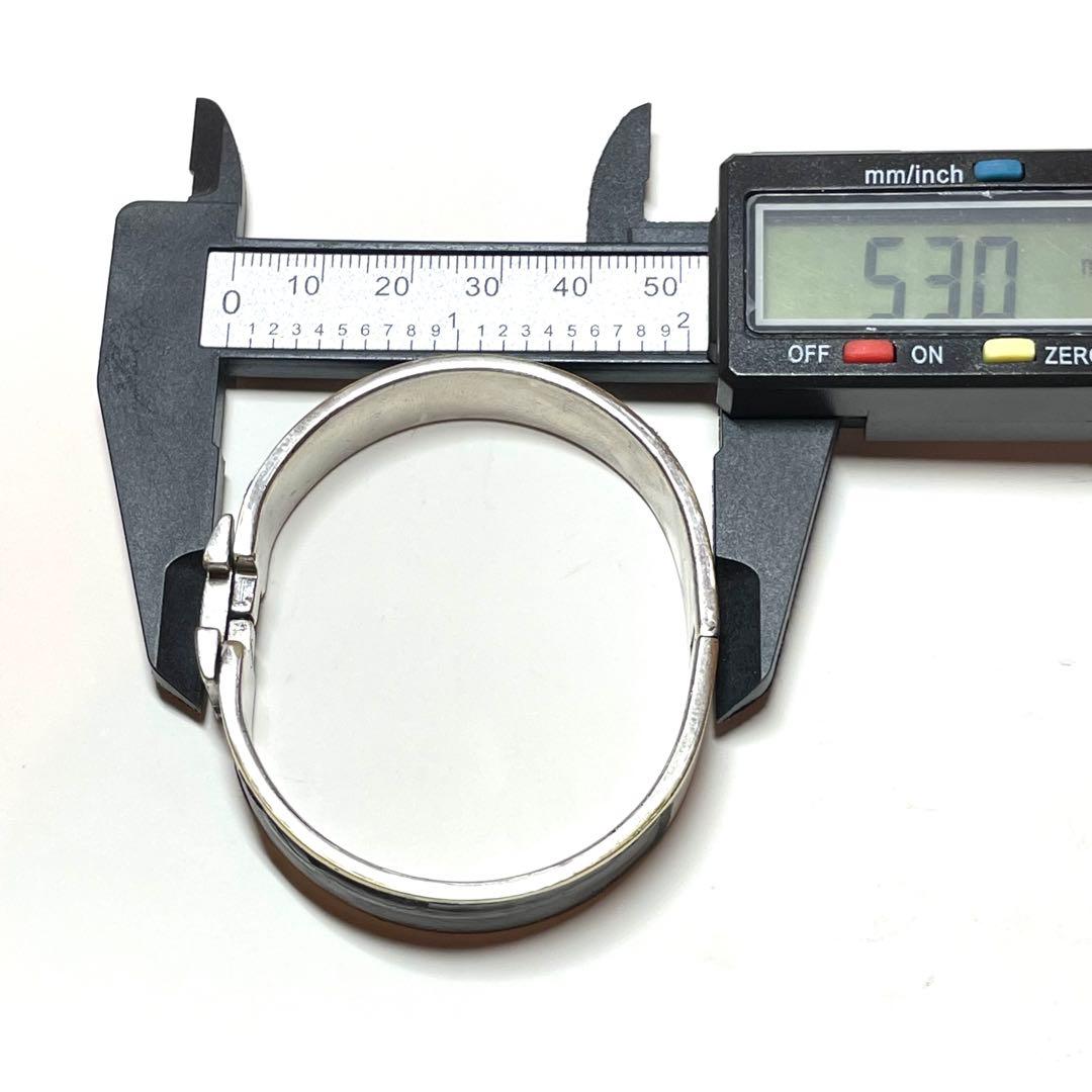 た*や様 『HERMES』　エルメス　バングル　クリック　クラック　ステンレス