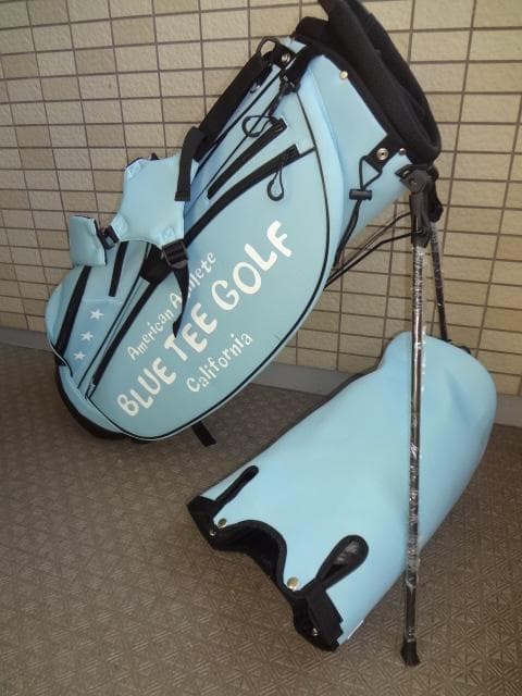 ブルーティー/ BLUE TEE スタンド式キャディバッグ（CB-003）美品