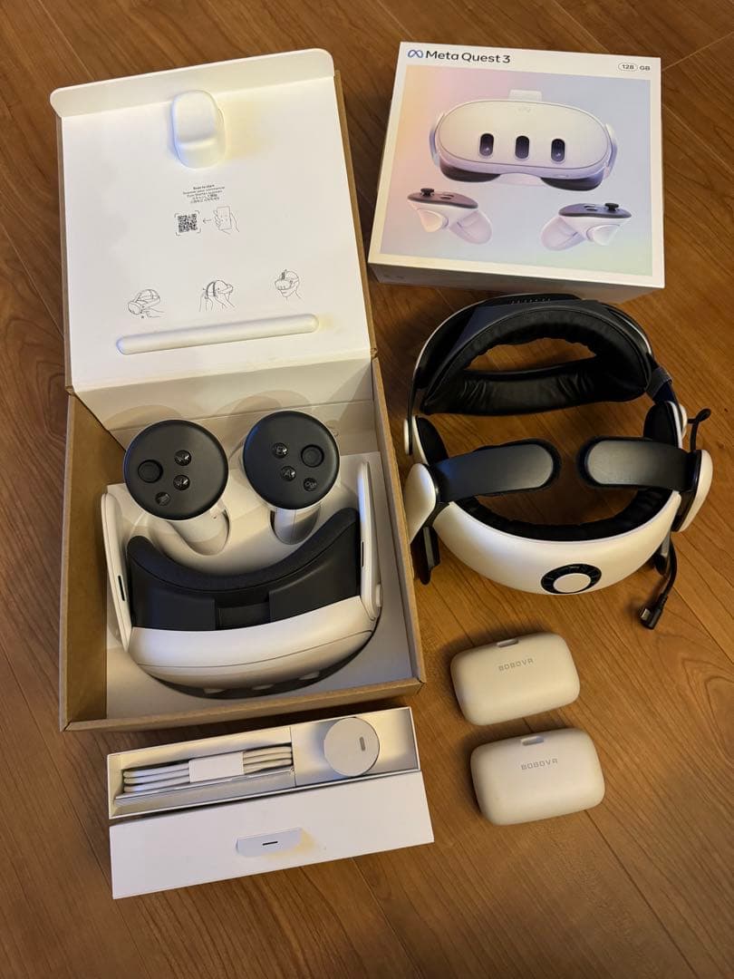  Quest3 128G BOBOVRS3pro（バッテリー2個）