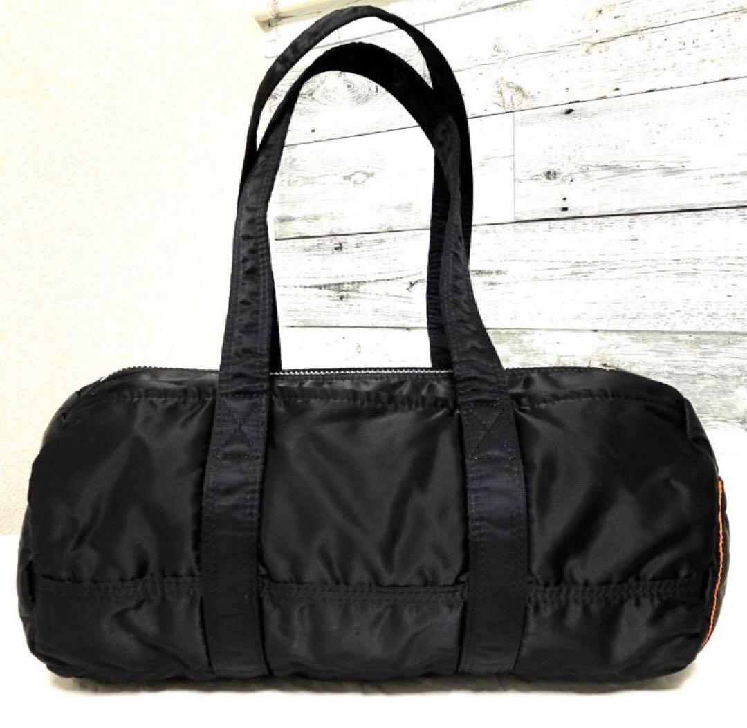 極美品✨希少 ポータータンカー ダッフル ミニボストンバッグL ブラック