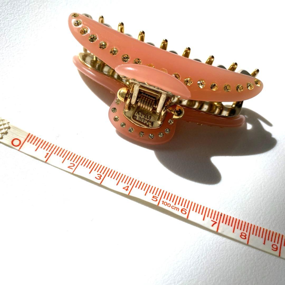 美品　acca ティアラクイーン　ヘアクリップ　ピンク系