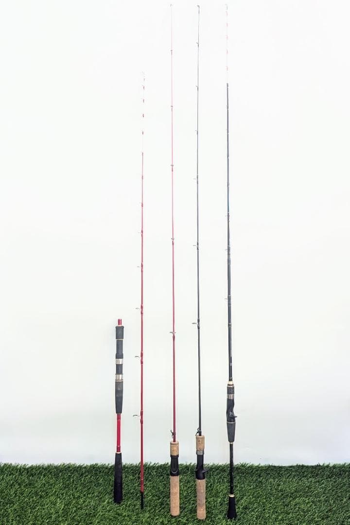 Battle Stick 船 グレート鱒レンジャー改 CT50 釣り竿4本セット