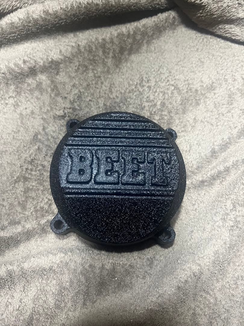 ZRX400 BEET ポイントカバー、ジェネレーターカバー　結晶塗装　黒