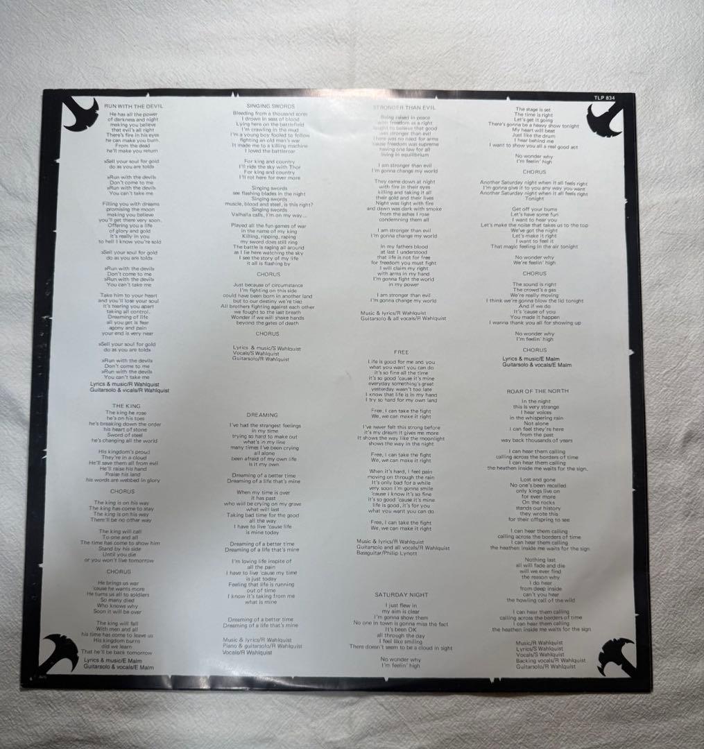 Heavy Load「Stronger Than Evil」LP