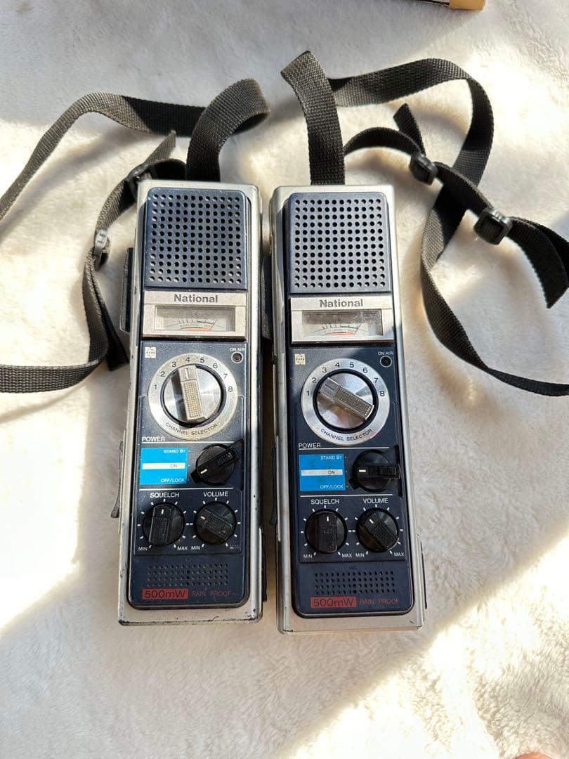 昭和レトロ　ナショナル　トランシーバー　RF-480D 箱付　説明書あり　当時物