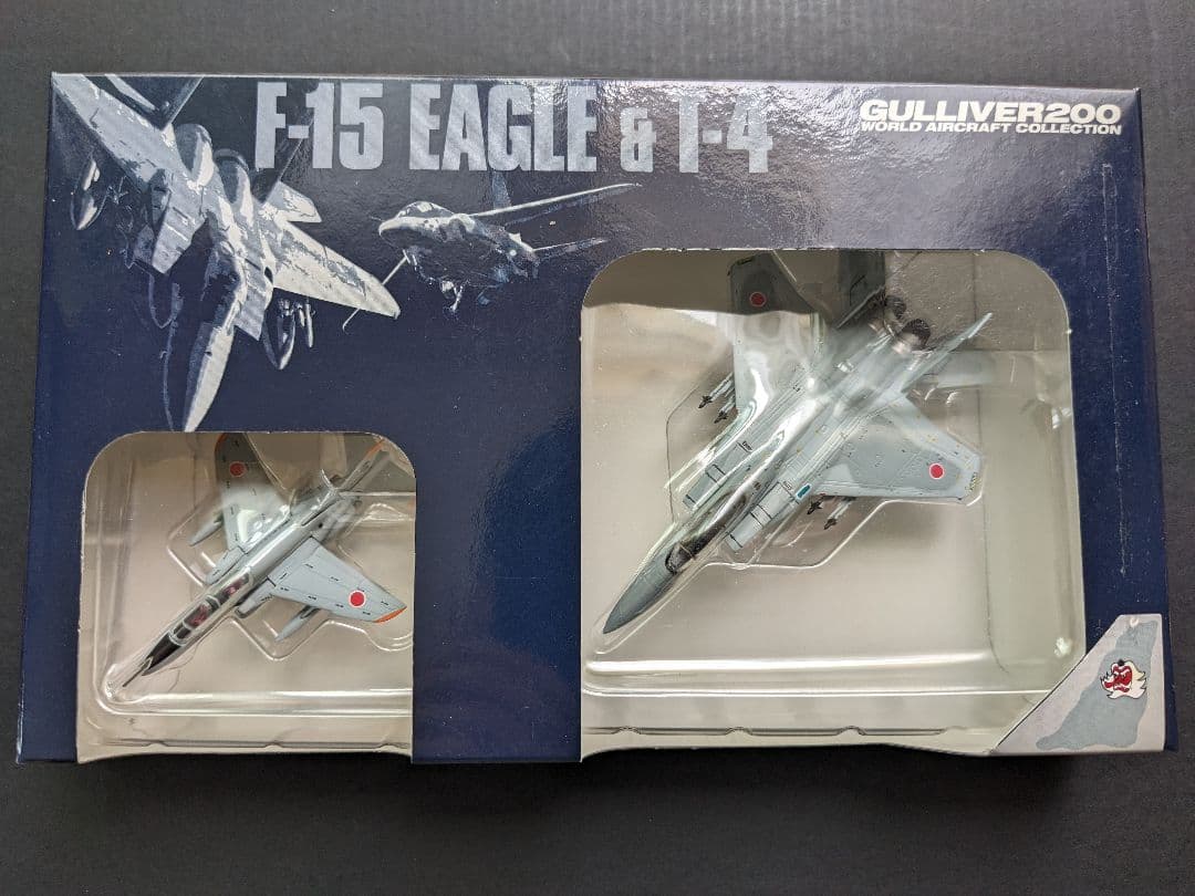 【絶版希少品】ガリバー 1/200 F-15&T-4セット 第304飛行隊