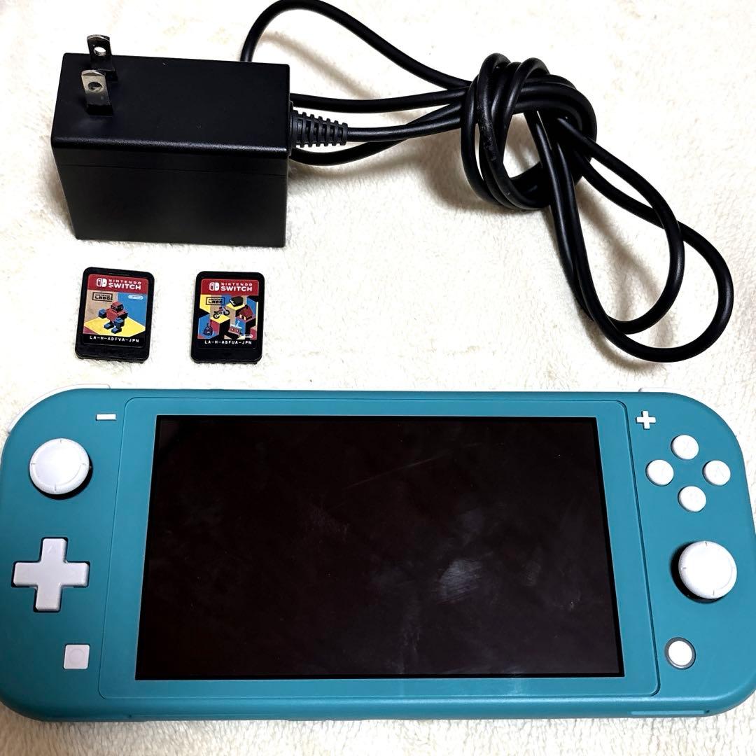 Nintendo Switch Lite ターコイズ(２４時間以内発送) ソフト